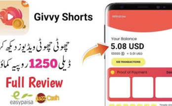 givvy shorts app se paise kaise kamaye